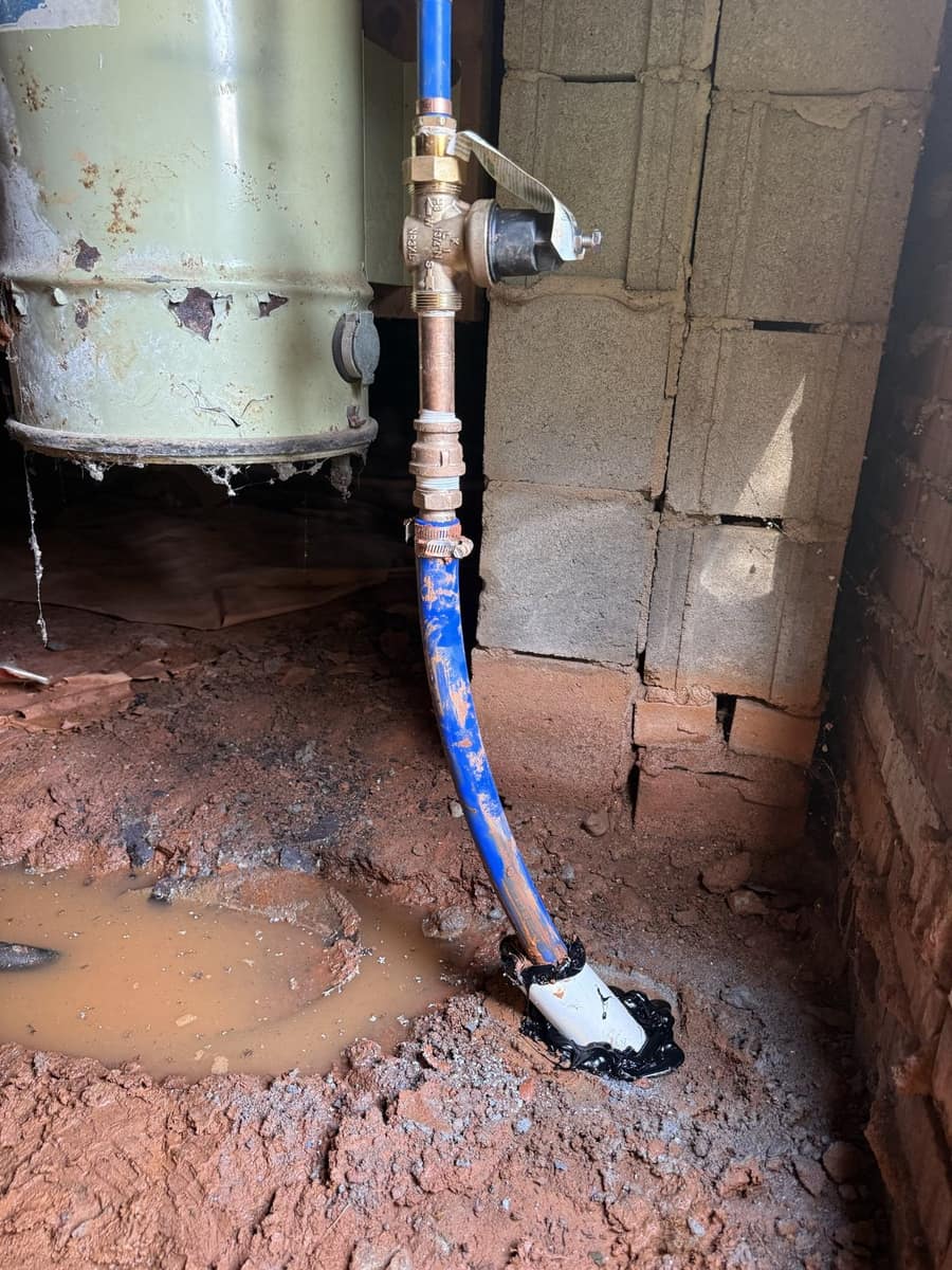 Recent Peter Piper plumbing job in Upstate SC #2